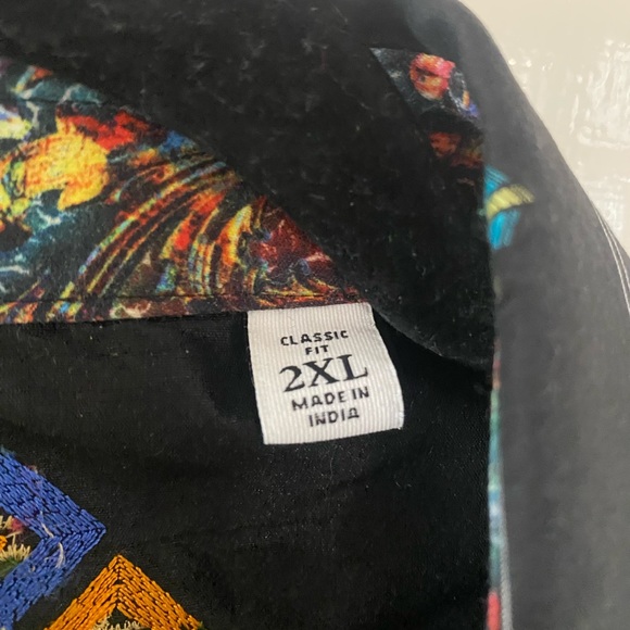 Men’s Robert Graham Button Down Dress Shirt Classic Fit Size 2XL - Picture 7 of 9